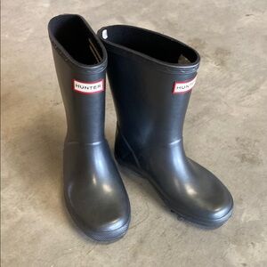 Hunter Silver Rain & Snow Boots Waterproof Rubber
